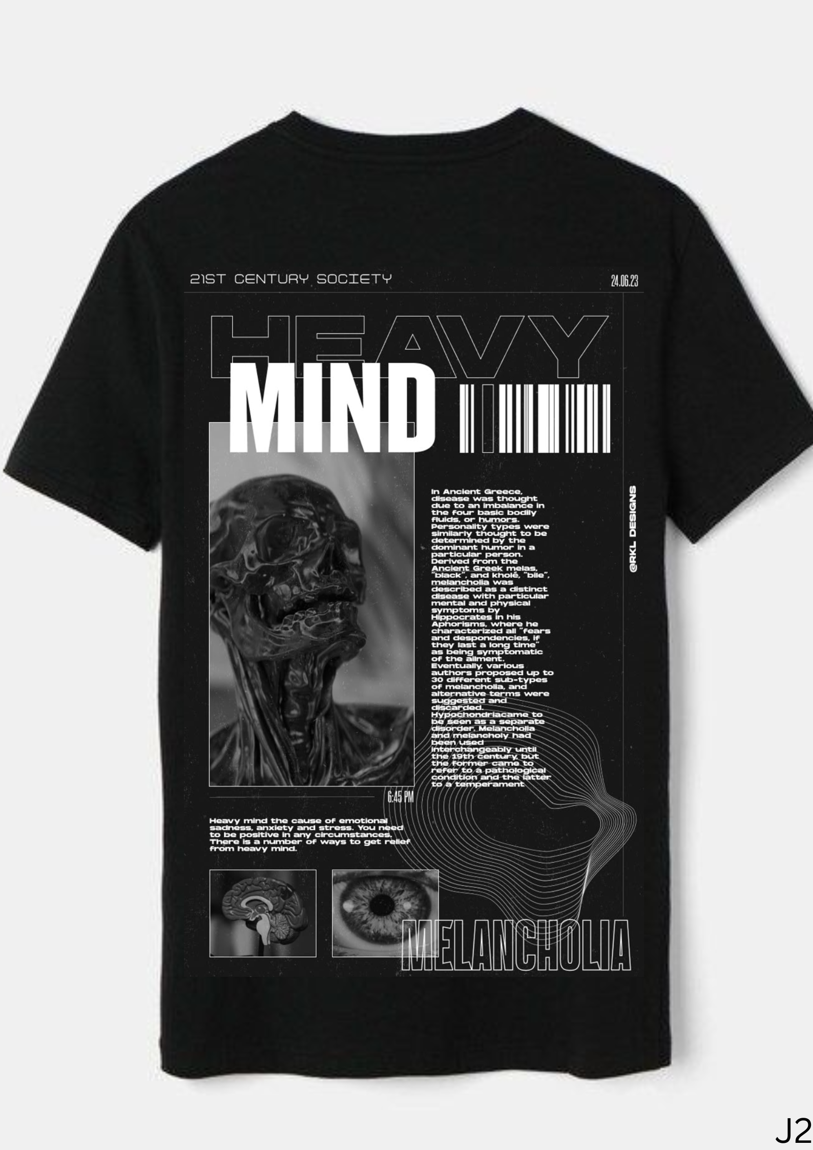 "Where Is My Mind" Anatomical Skull Tee