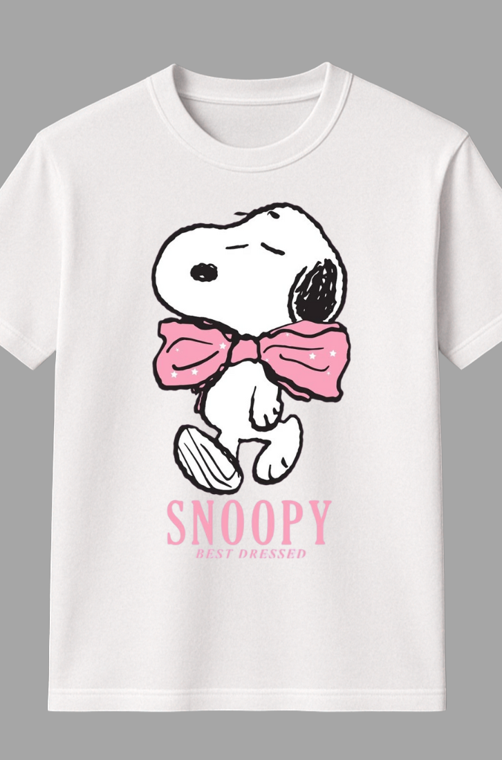 Snoopy "Best Dressed" Graphic T-Shirt
