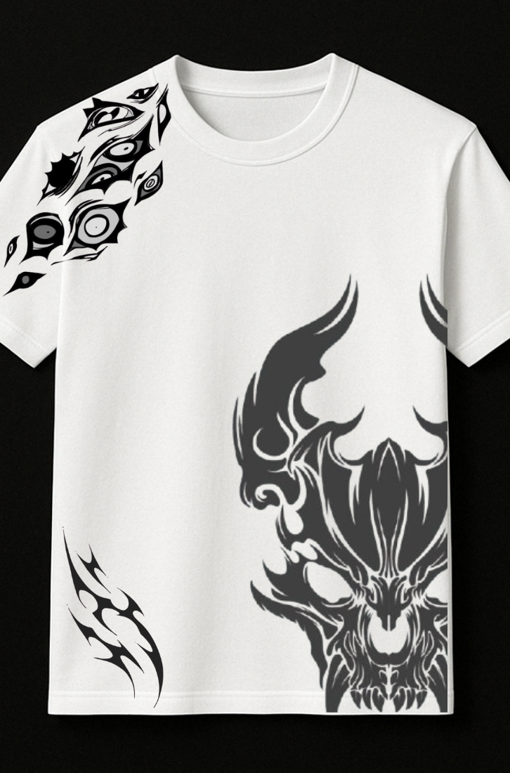 Tribal Demon Design T-Shirt