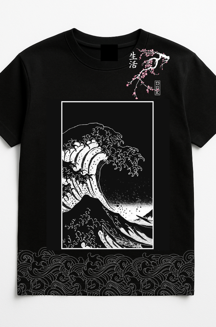 Midnight Wave: Dual Essence Tee